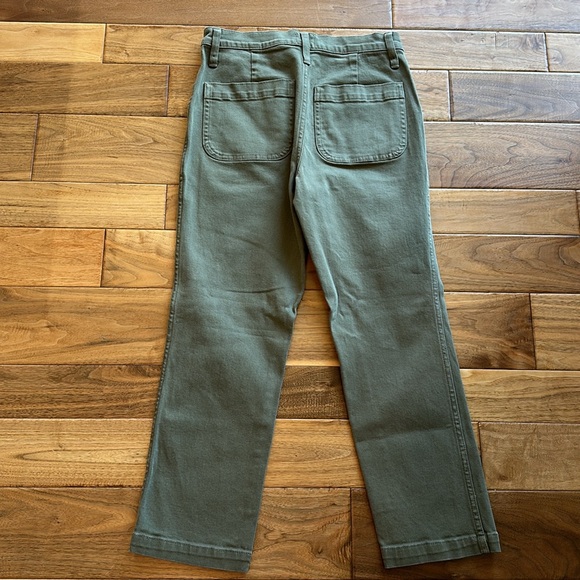 NWT J Crew Straight leg crop utility pants. - Picture 4 of 5